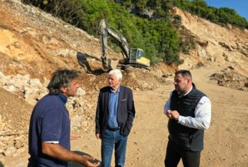 Επίσκεψη των δημάρχων Βορείων Τζουμέρκων και Κεντρικών Τζουμέρκων στο έργο Πηγάδια – Γέφυρα Πλάκας